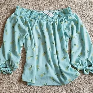 Charming Charlie off the shoulder top